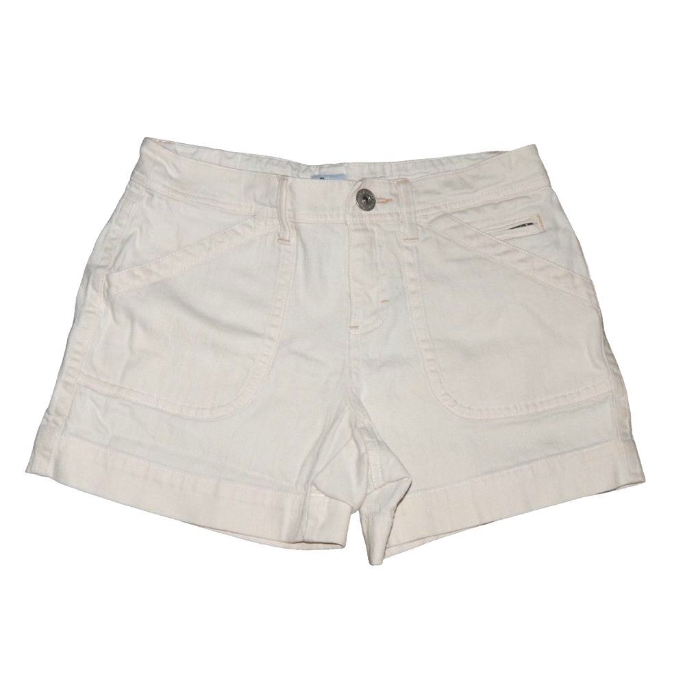 G.H. Bass Women’s Cream Light Khaki Denim Vintage Shorts Size 2